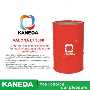KANEDA LACTUCA LT 3000 구리 합금 및 연강 가공을위한 염소가없는 매크로 에멀젼.