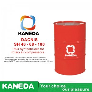 KANEDA DACNIS SH 32- 46 – 68-100 PAO 회전식 공기 압축 기용 합성 오일.