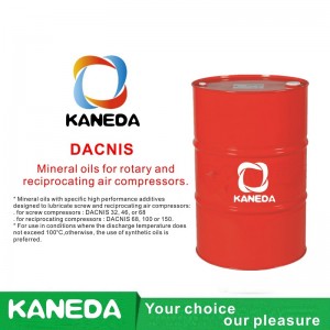 KANEDA DACNIS 회전식 및 왕복 식 공기 압축 기용 미네랄 오일